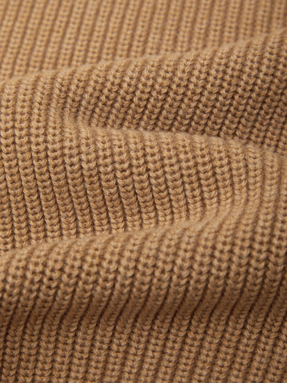 Close-up of brown knitted fabric
