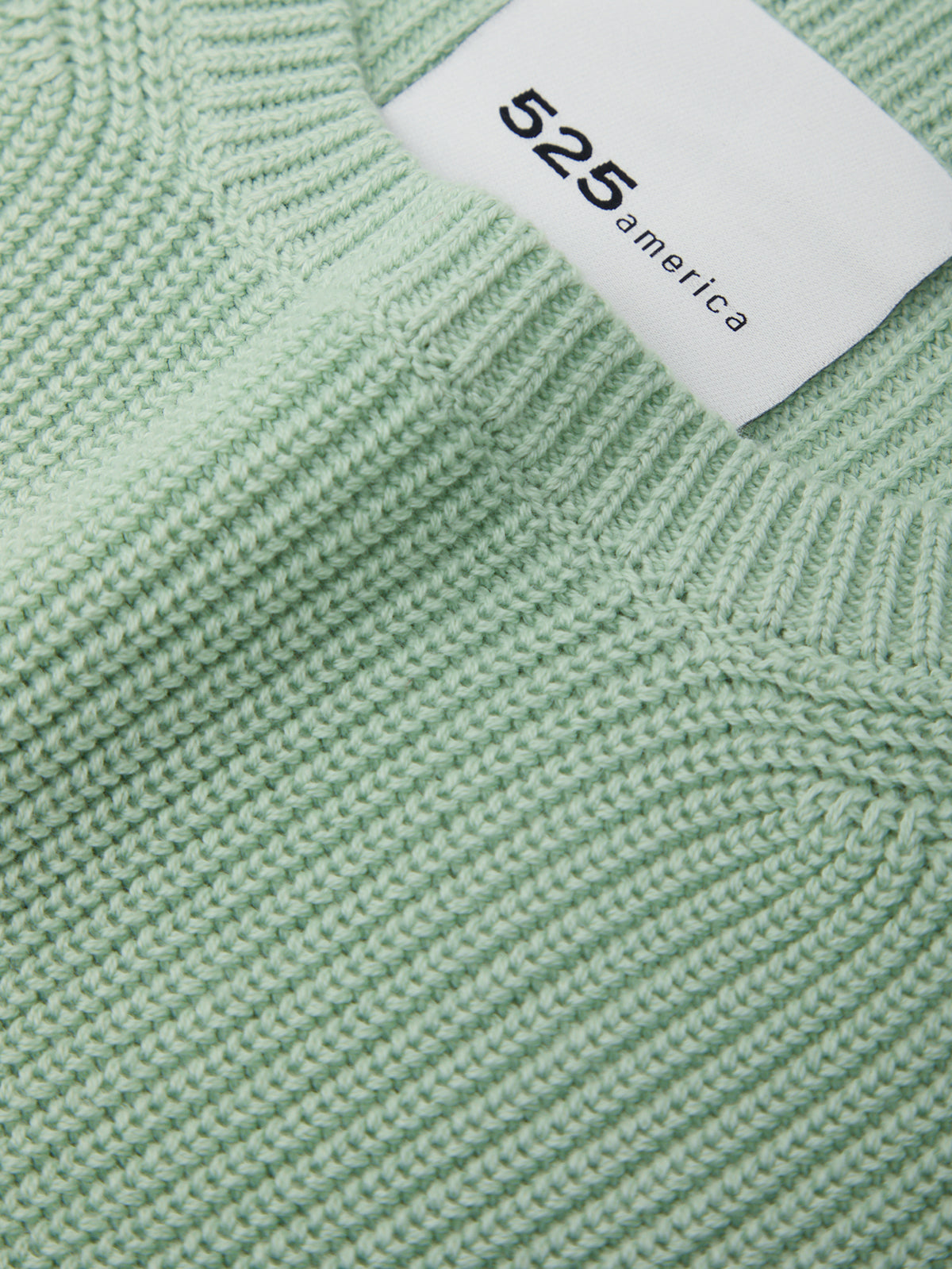 Emma: Crewneck Shaker Stitch Cotton Sweater