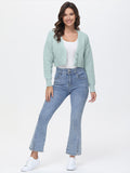 Jenny: Cropped Button Front Cardigan