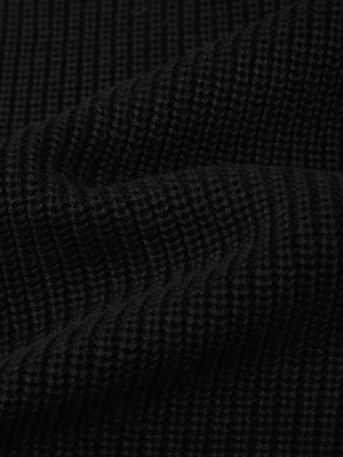 Close-up of black textured fabric