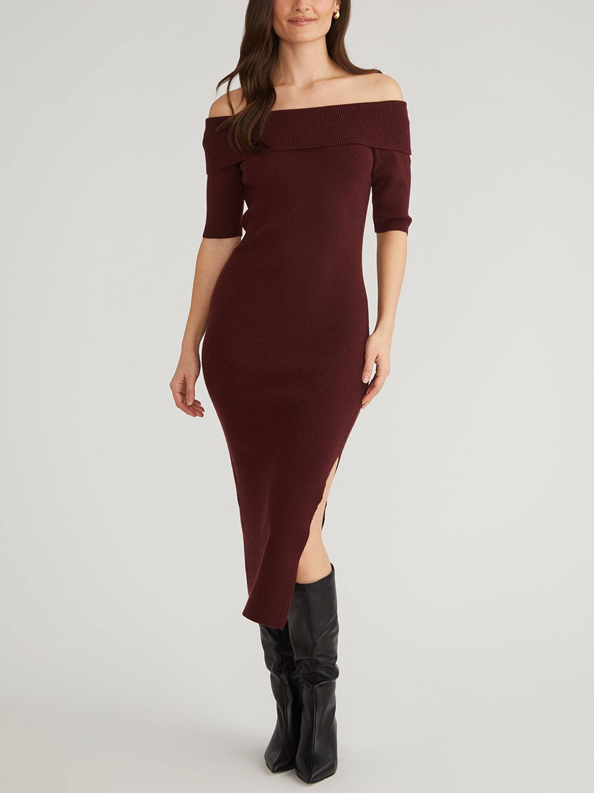 525 America Off-The-Shoulder Maxi Dress 525 America Off-The-Shoulder Maxi Dress