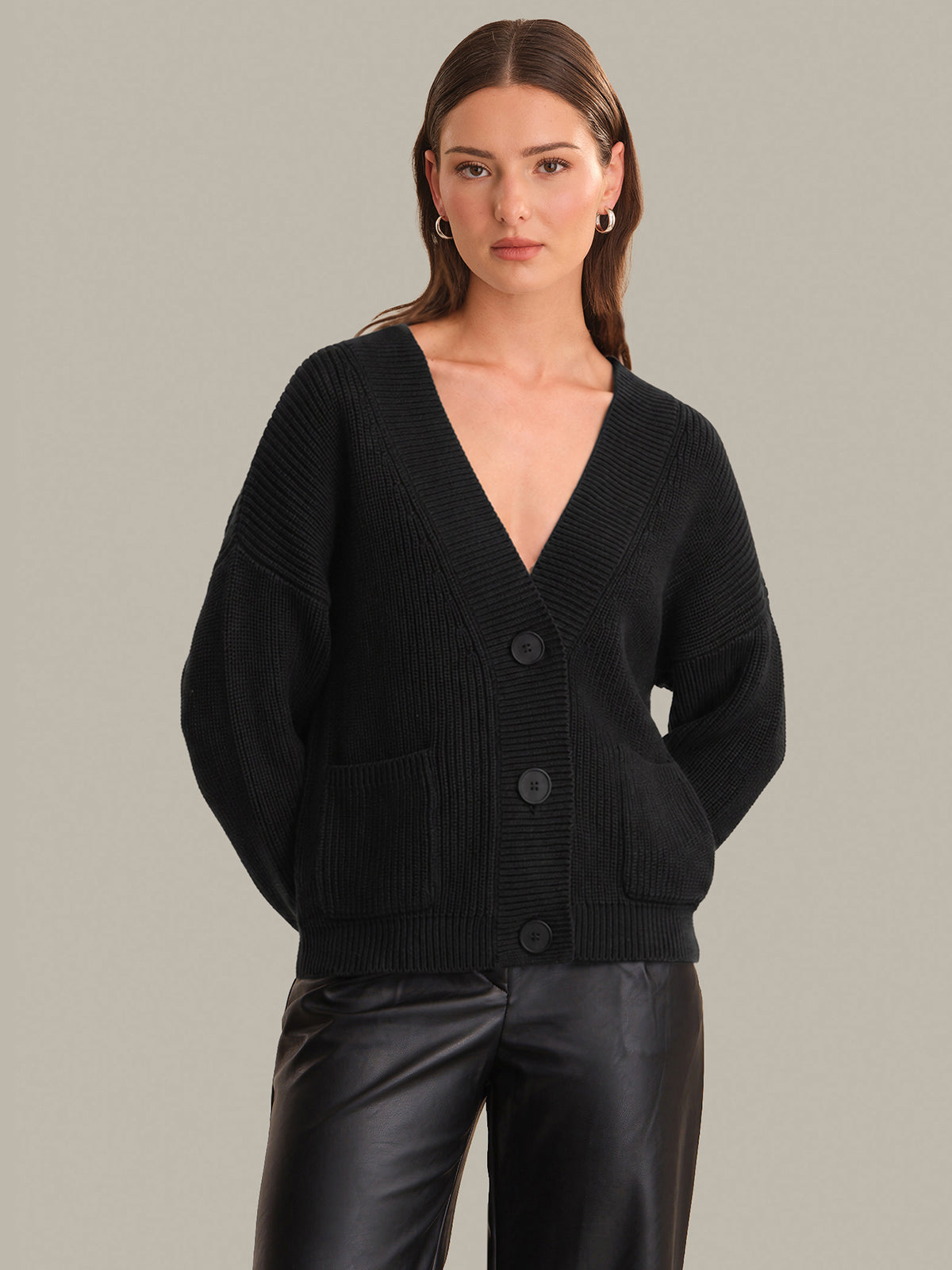 Celeste Relaxed Pocket Cardigan
