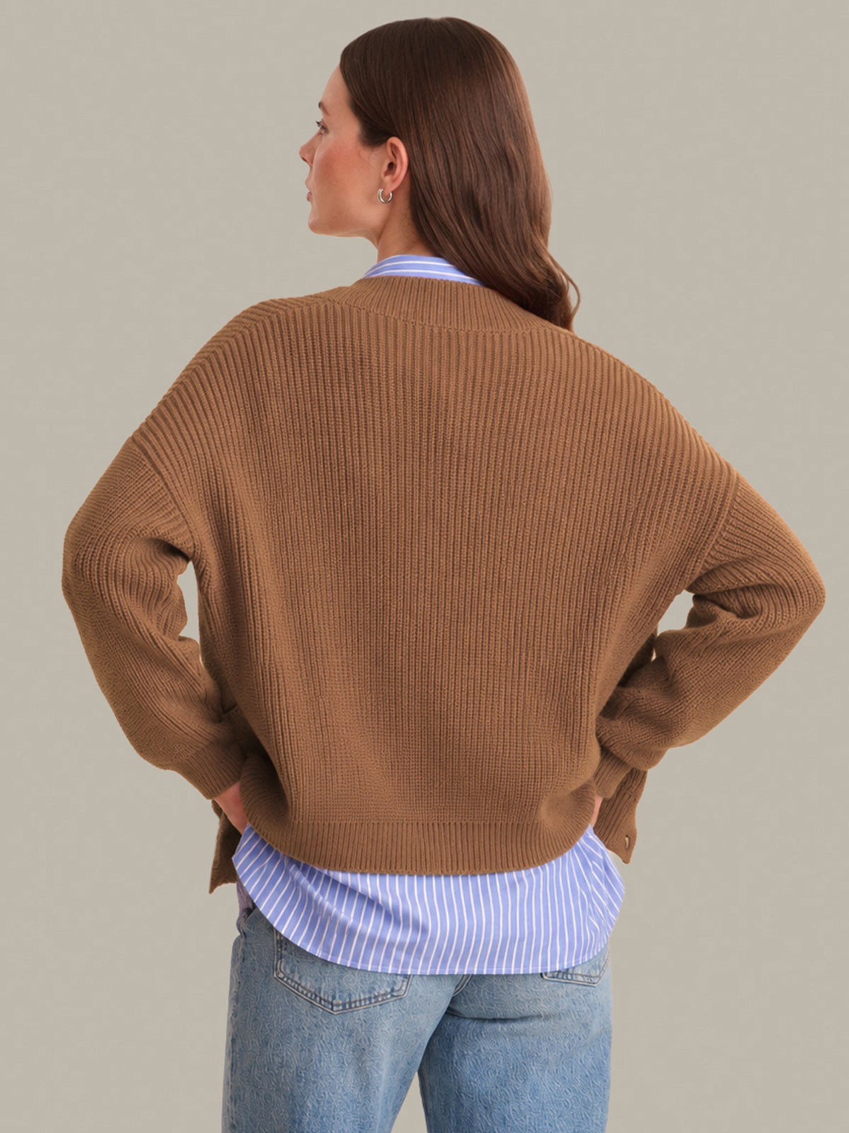 Celeste Relaxed Pocket Cardigan