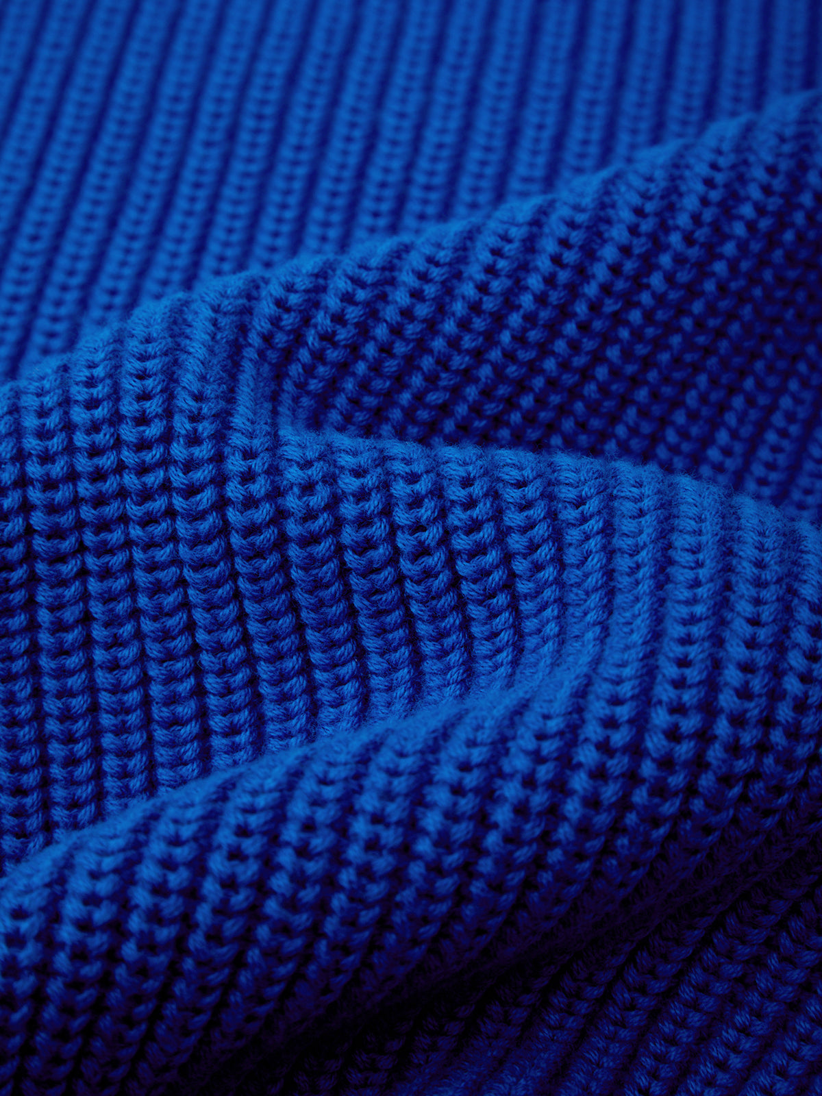 Close-up of blue textured fabric