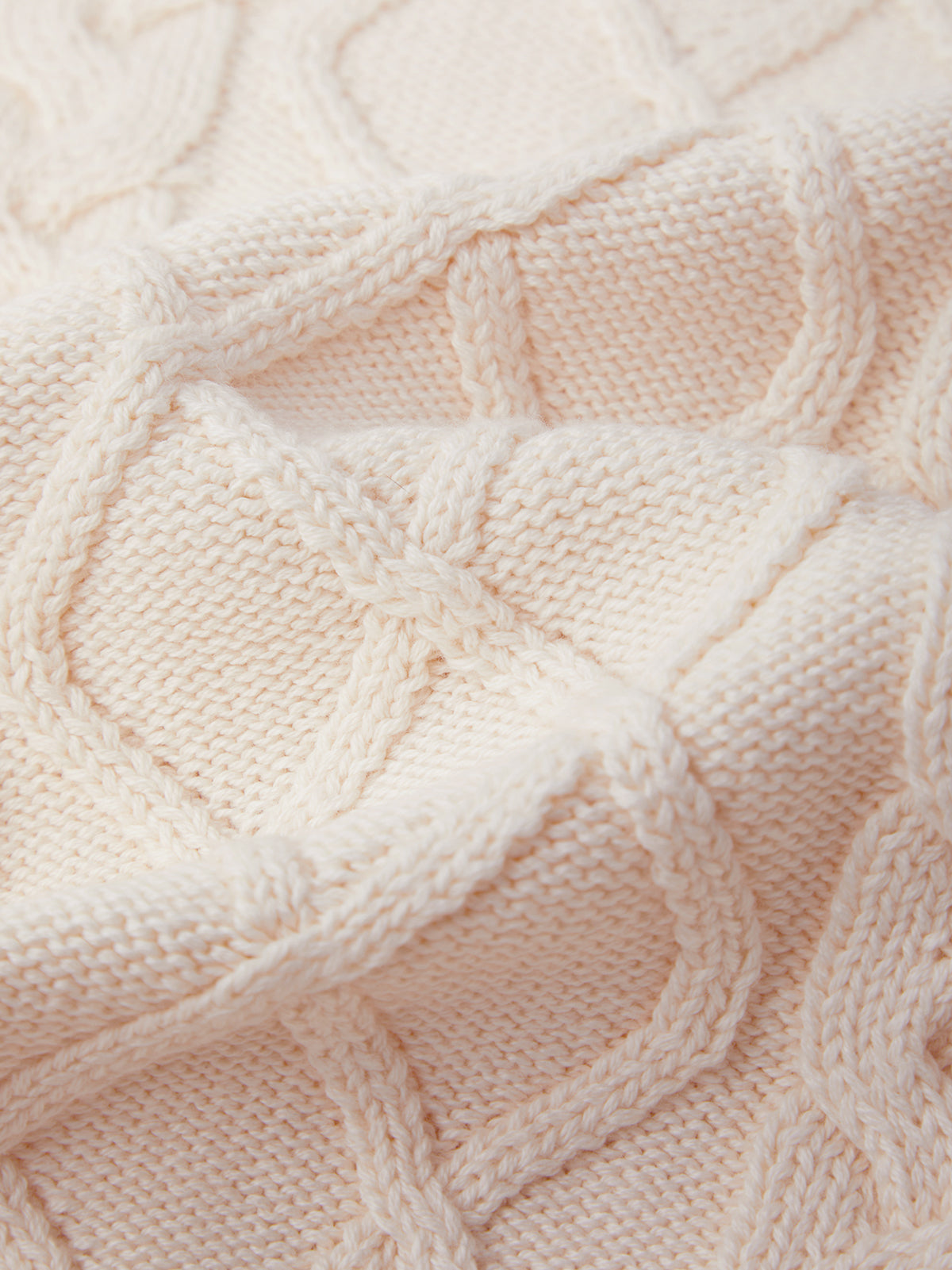 Florence: Cotton Cable Knit Cardigan