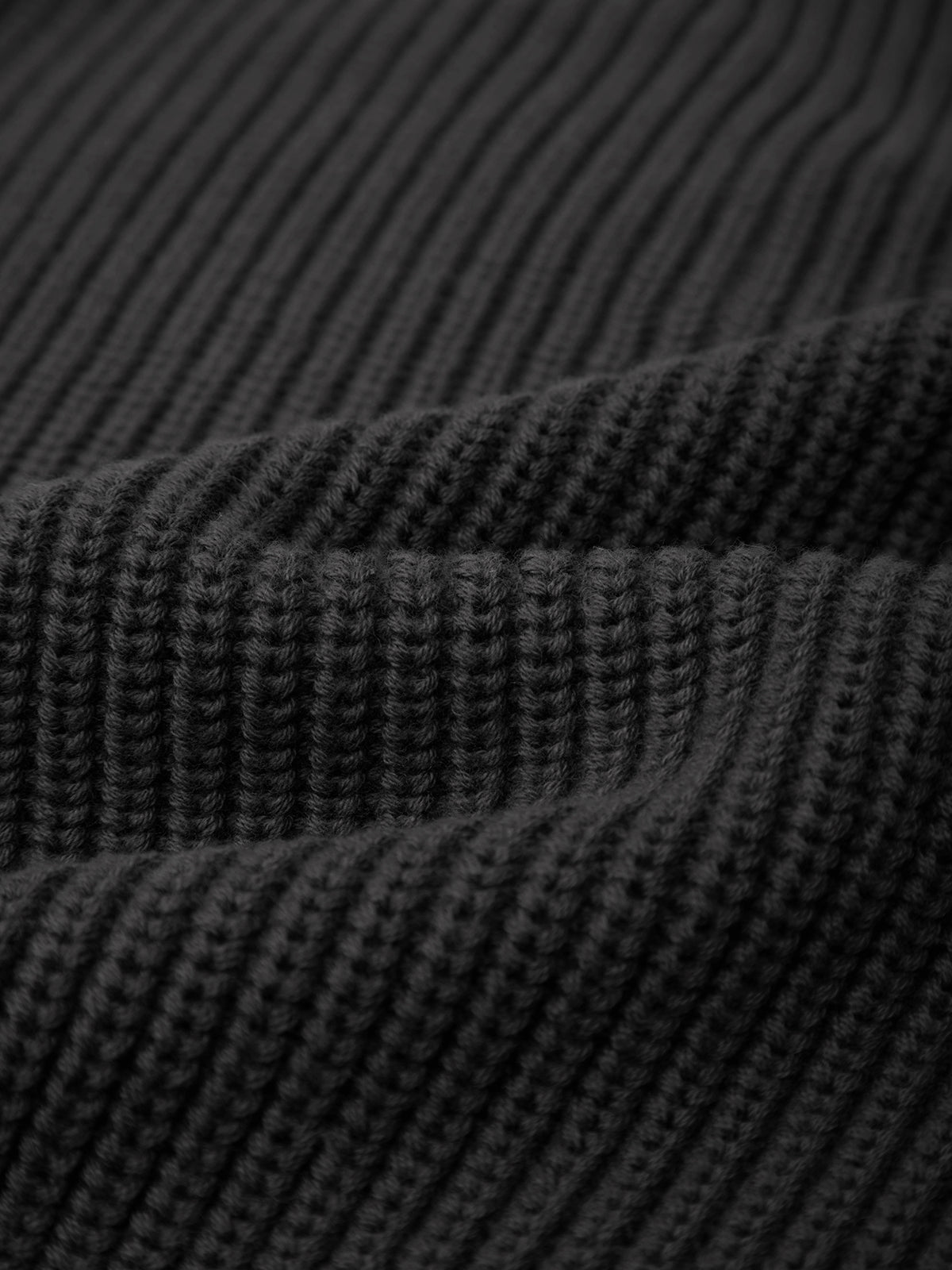 Close-up of black textured fabric