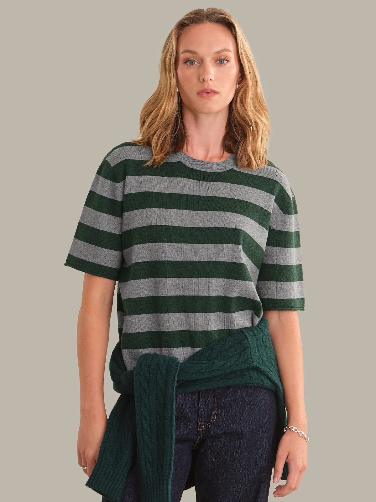 Colette Crew Neck Boxy Tee