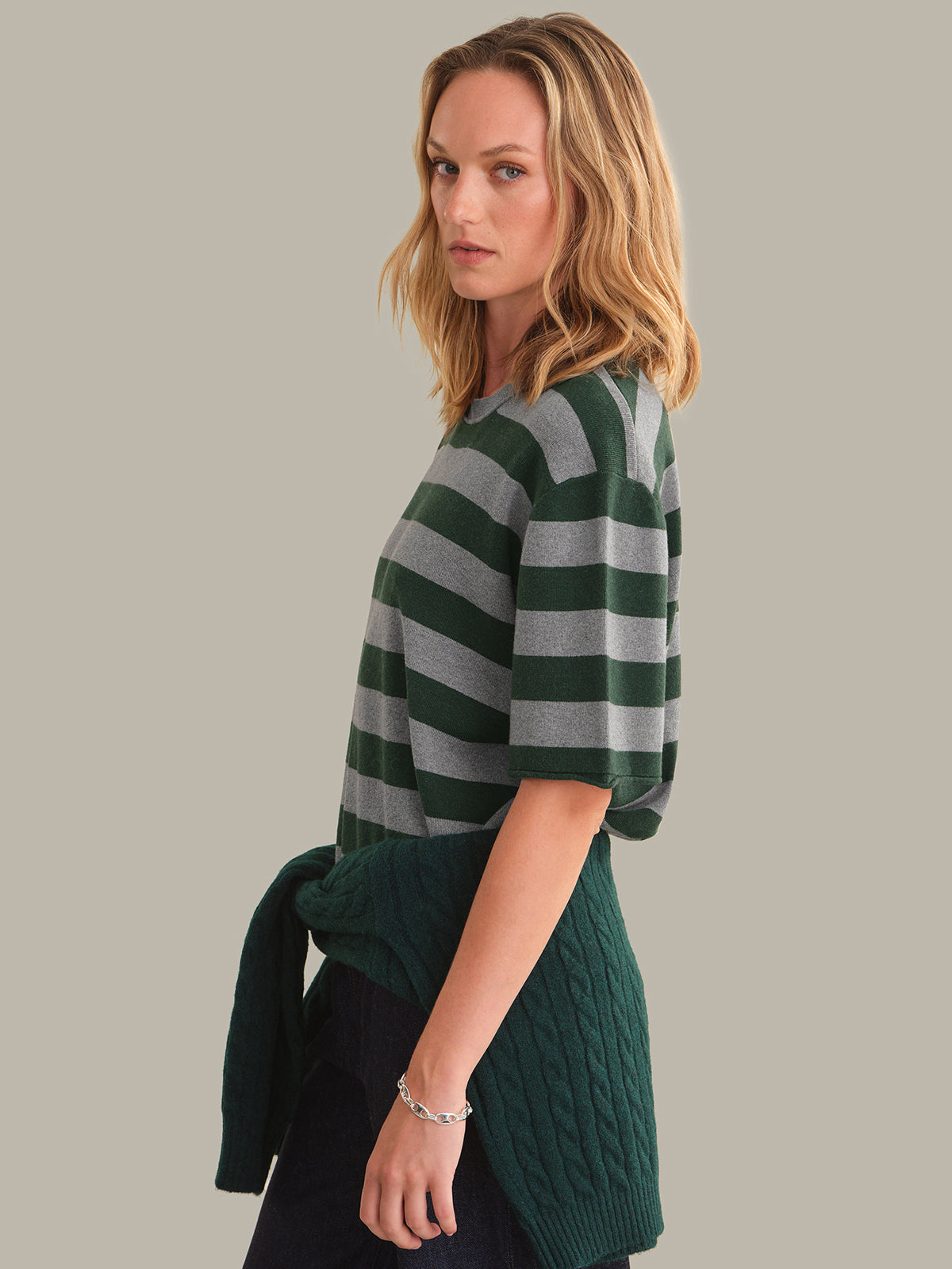 Colette Crew Neck Boxy Tee