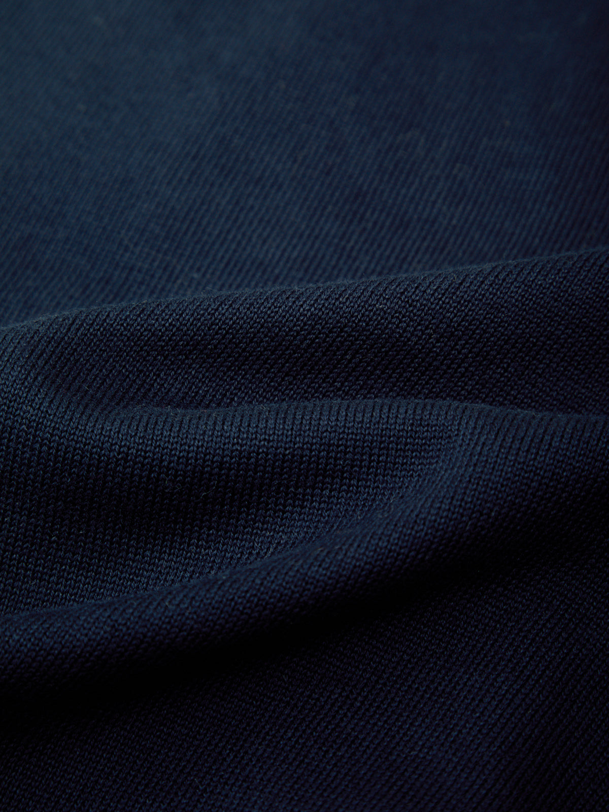 Close-up of dark blue fabric texture