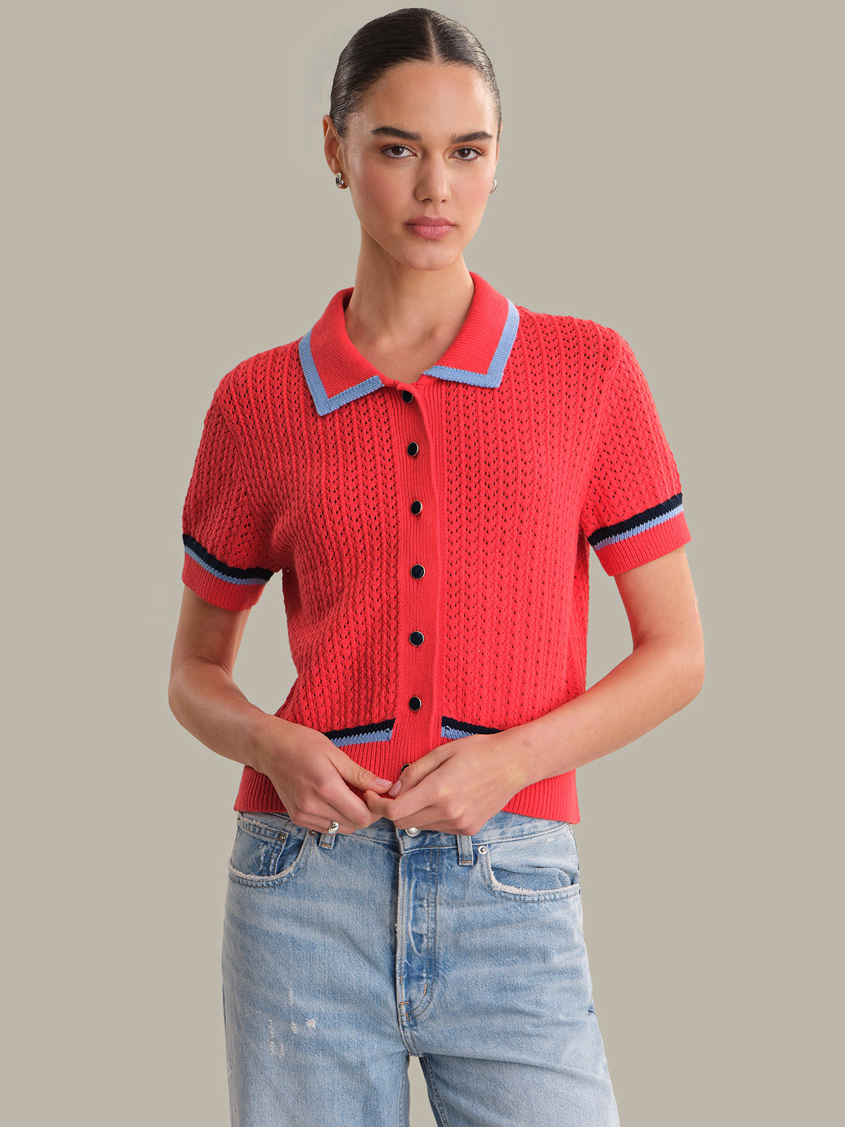 pon　Oblada | POLO KNIT WOMEN ビショップ Oblada | POLO KNIT WOMEN