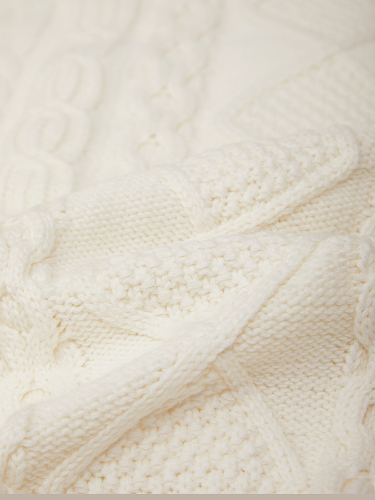 Emerson: 100% Cotton Cable Knit Cardigan