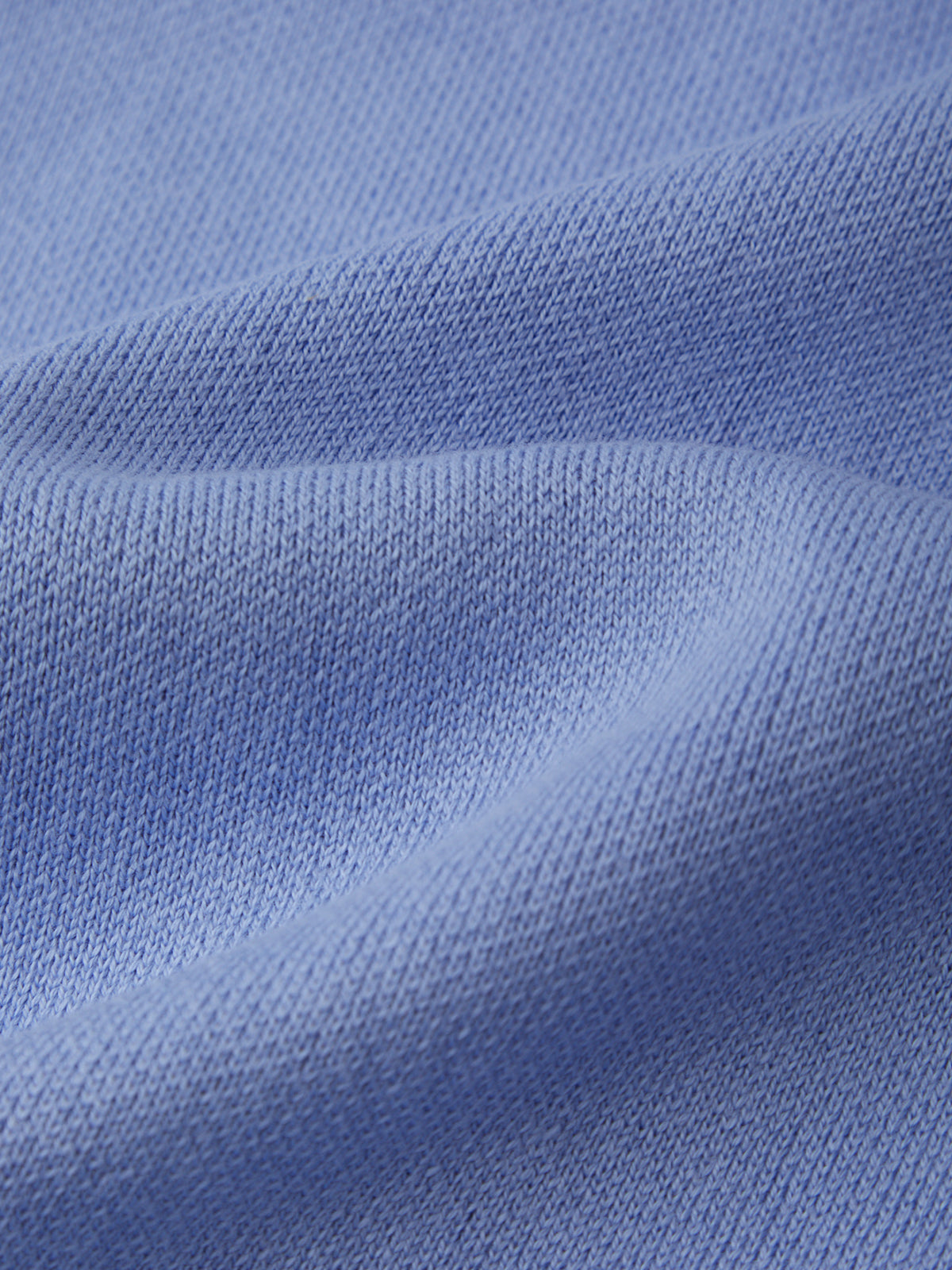 Close-up of blue fabric texture