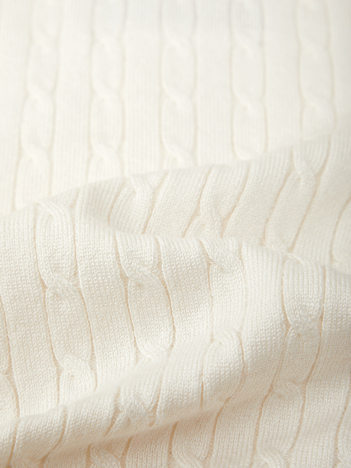 Close-up of textured white fabric