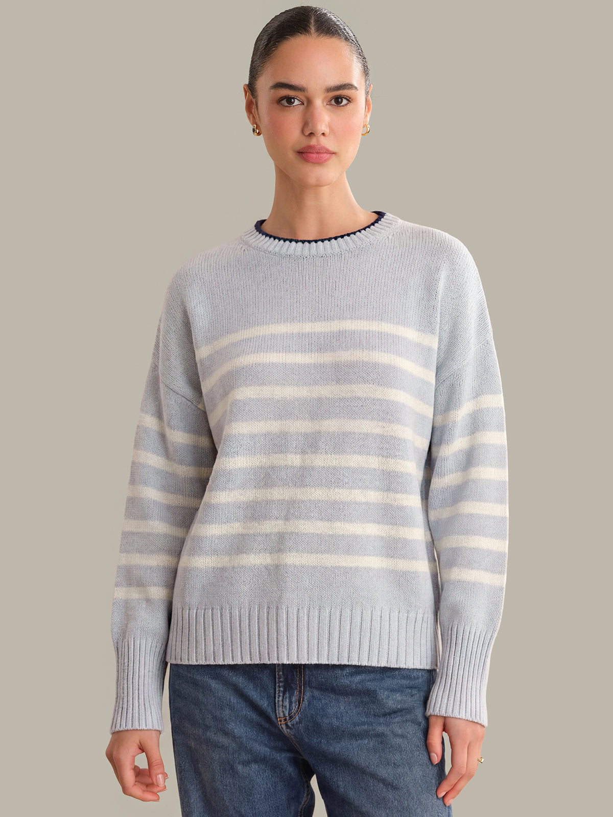 Sterling: Stripe Crewneck Sweater