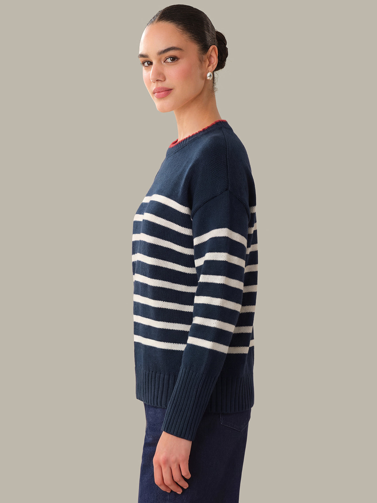 Sterling: Stripe Crewneck Sweater