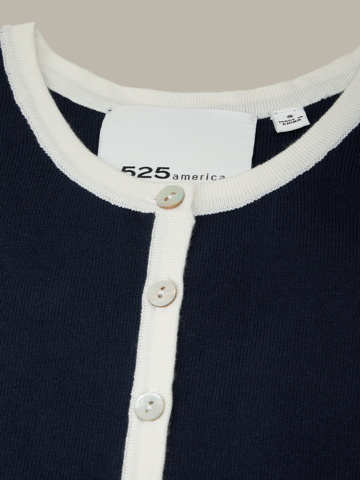 Maren Contrast Henley Tank