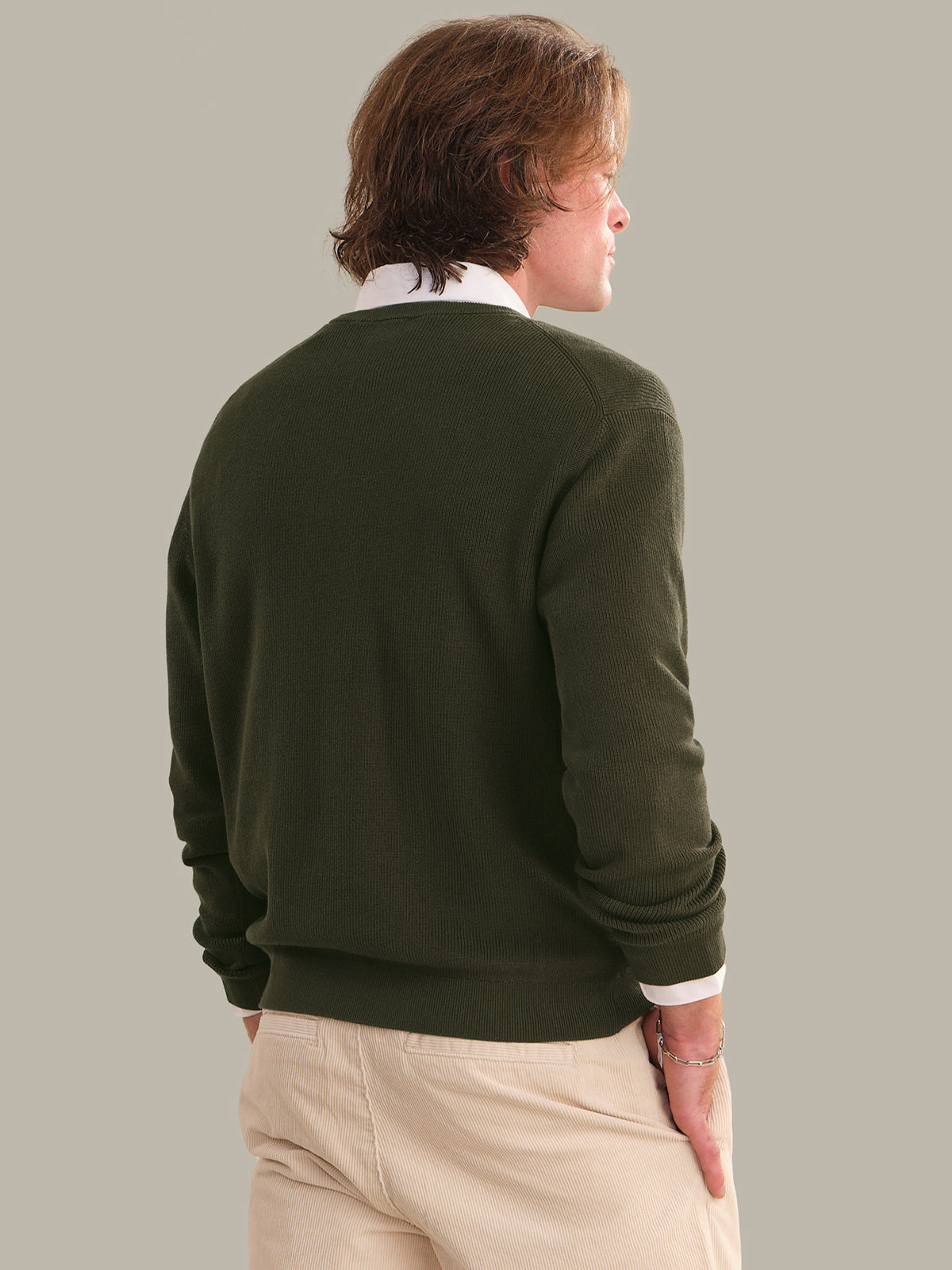 Rhett: Men's Cotton Ribbed Crewneck