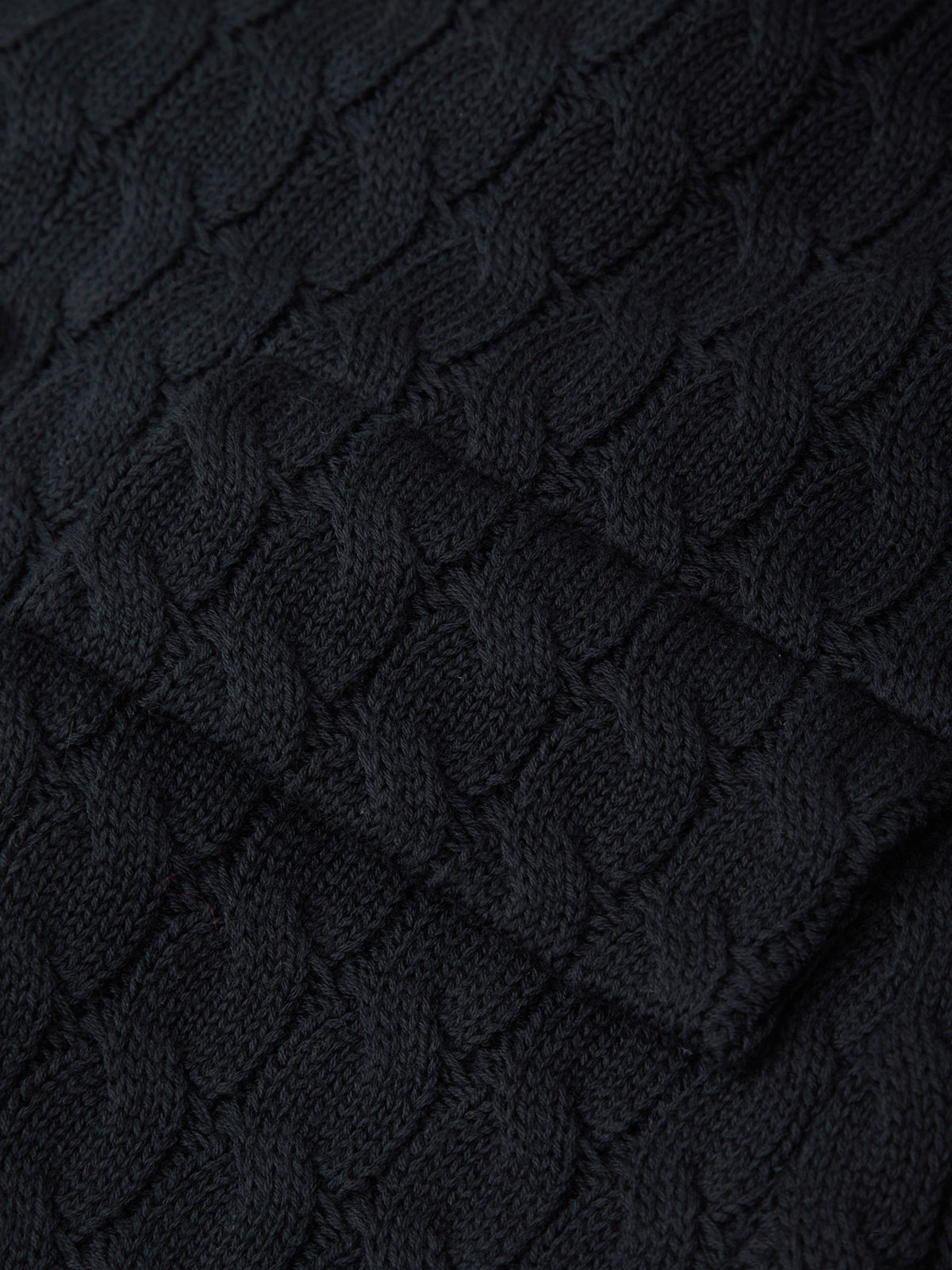 Close-up of textured black fabric