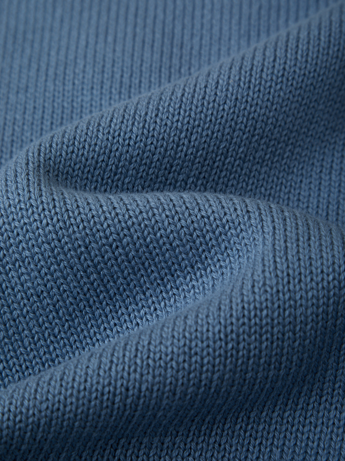 Close-up of blue fabric texture