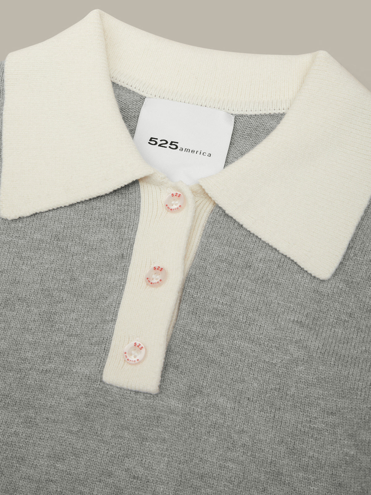 Rori Contrast Collar Polo Pollover