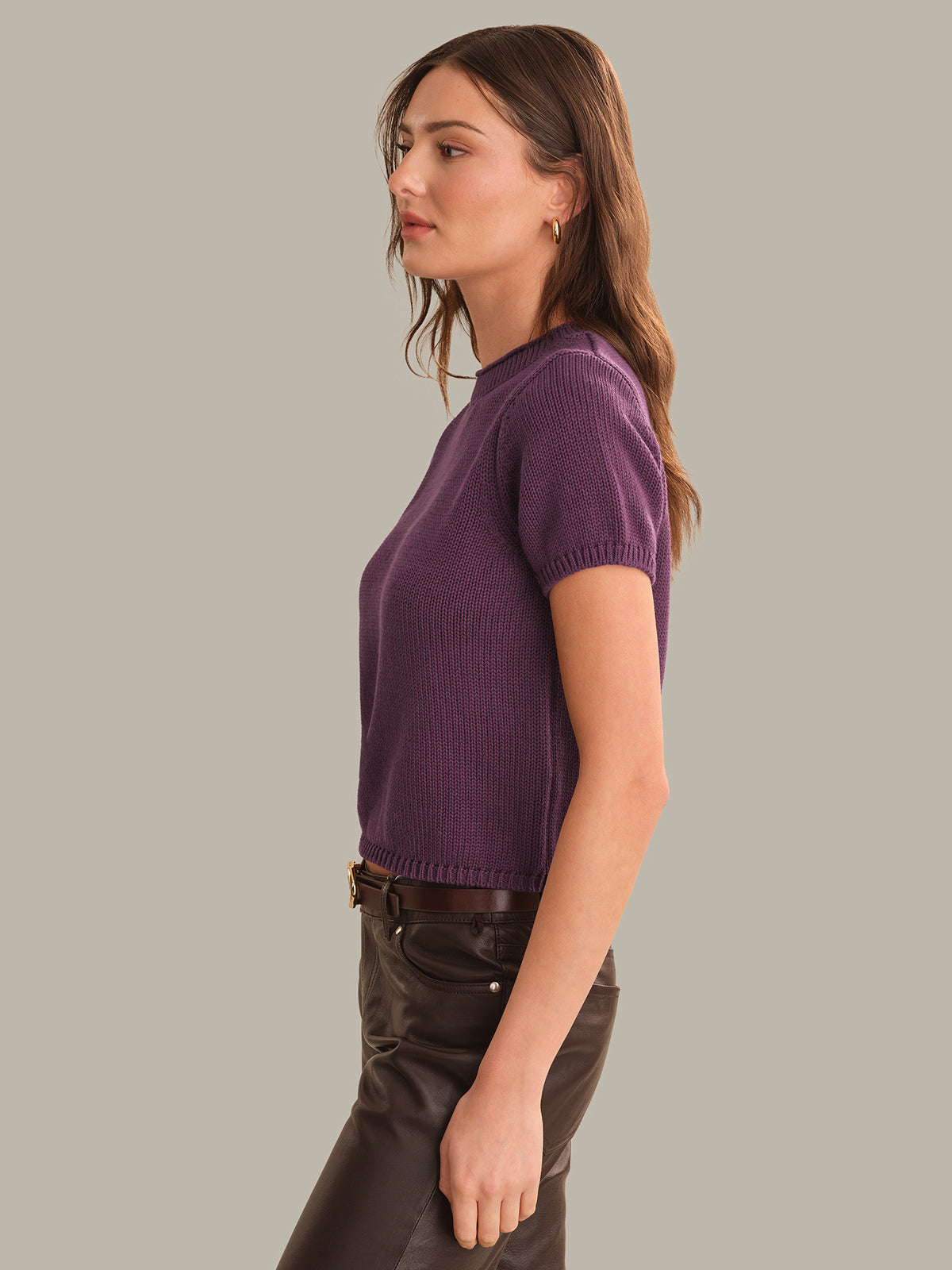 Banks Rolled Edge Sweater Tee
