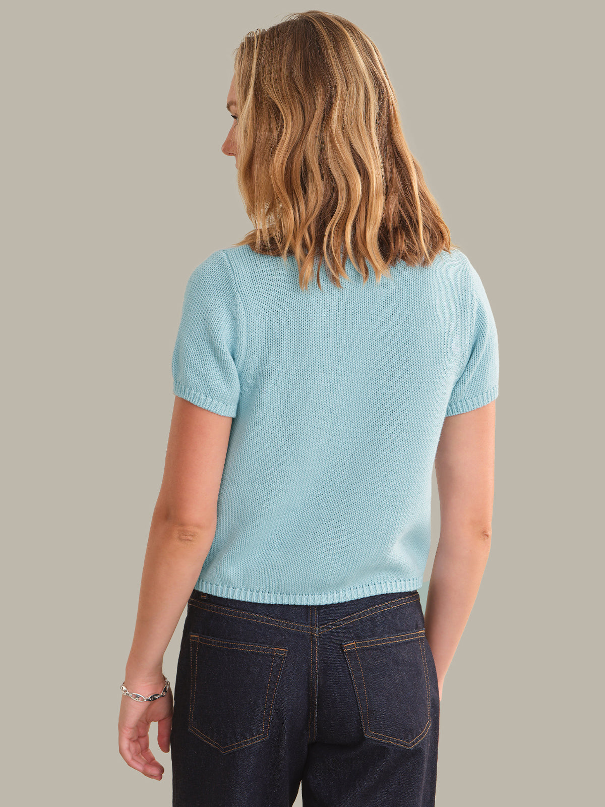 Banks Rolled Edge Sweater Tee
