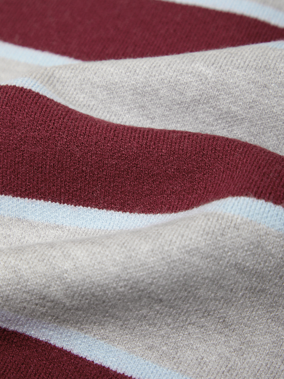 Vera Double Johnny Collar Rugby Stripe Pullover