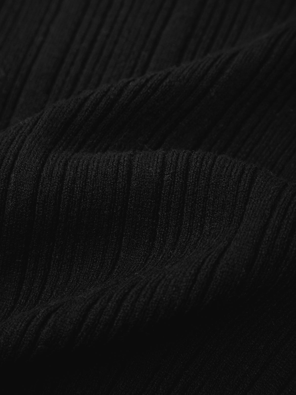 Close-up of black textured fabric