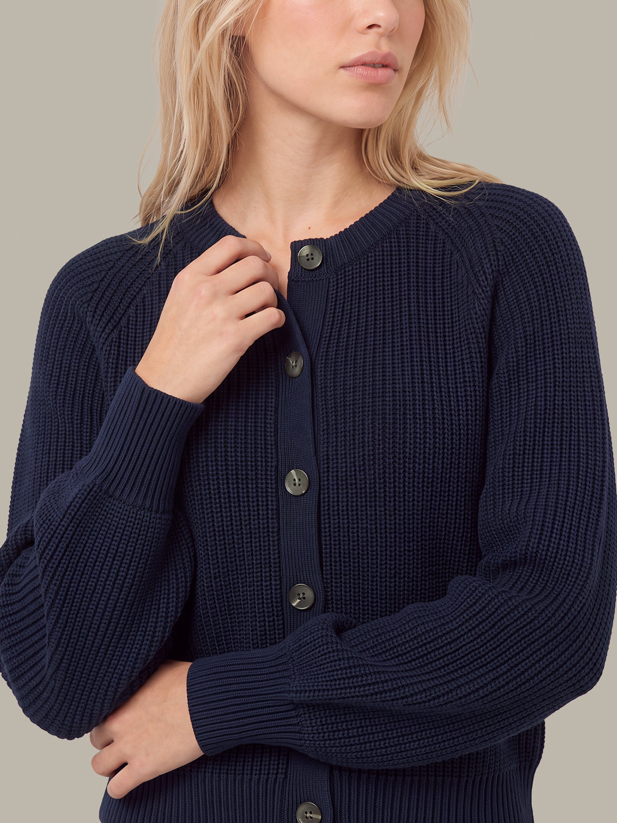 Pippa Shaker Crew Cardigan
