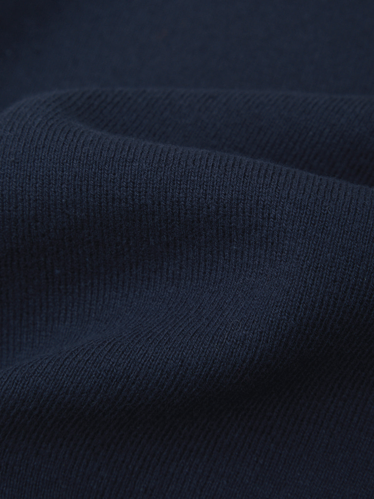 Close-up of dark blue fabric texture