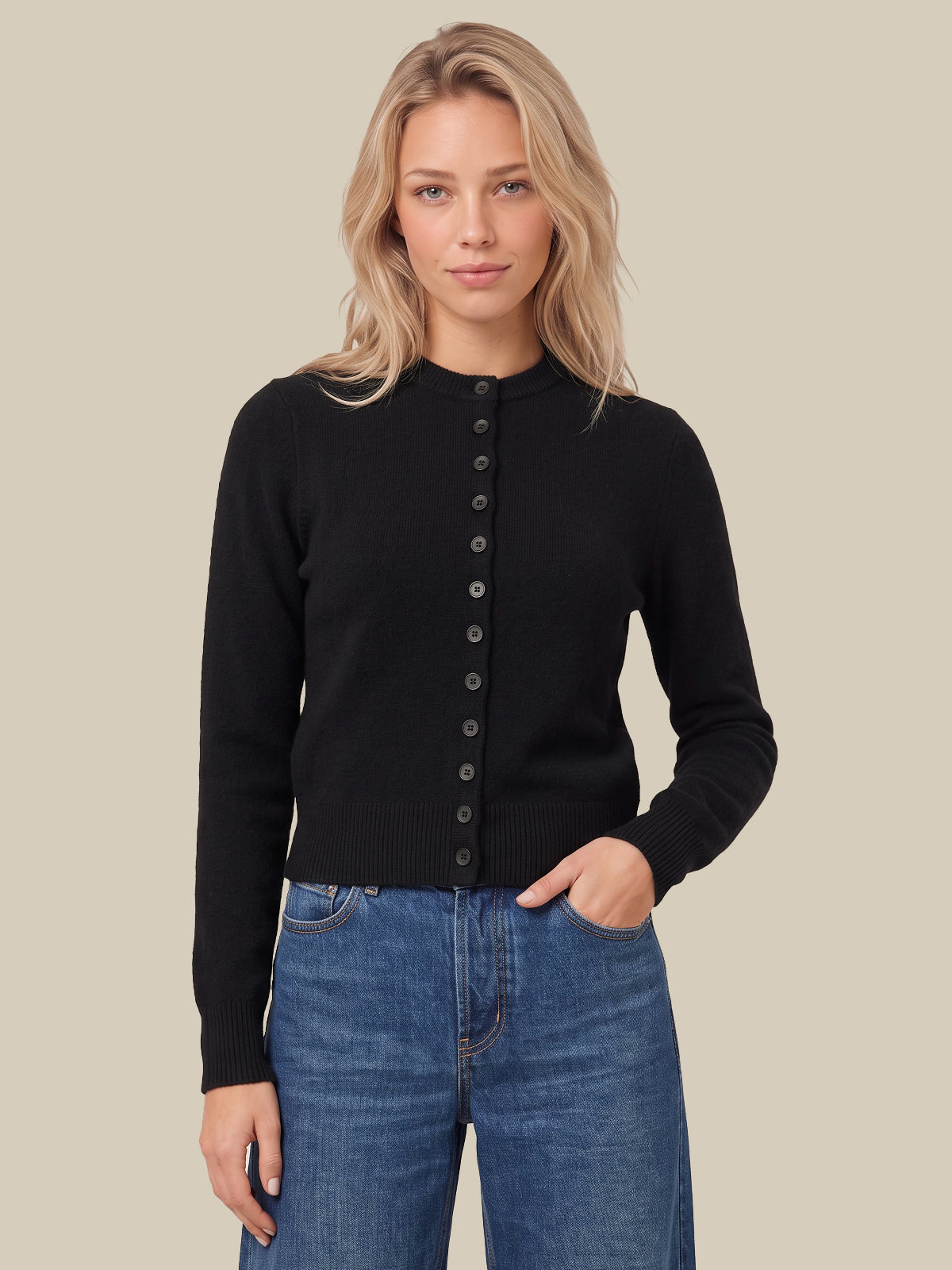 Betsy Classic Cashmere Cardigan