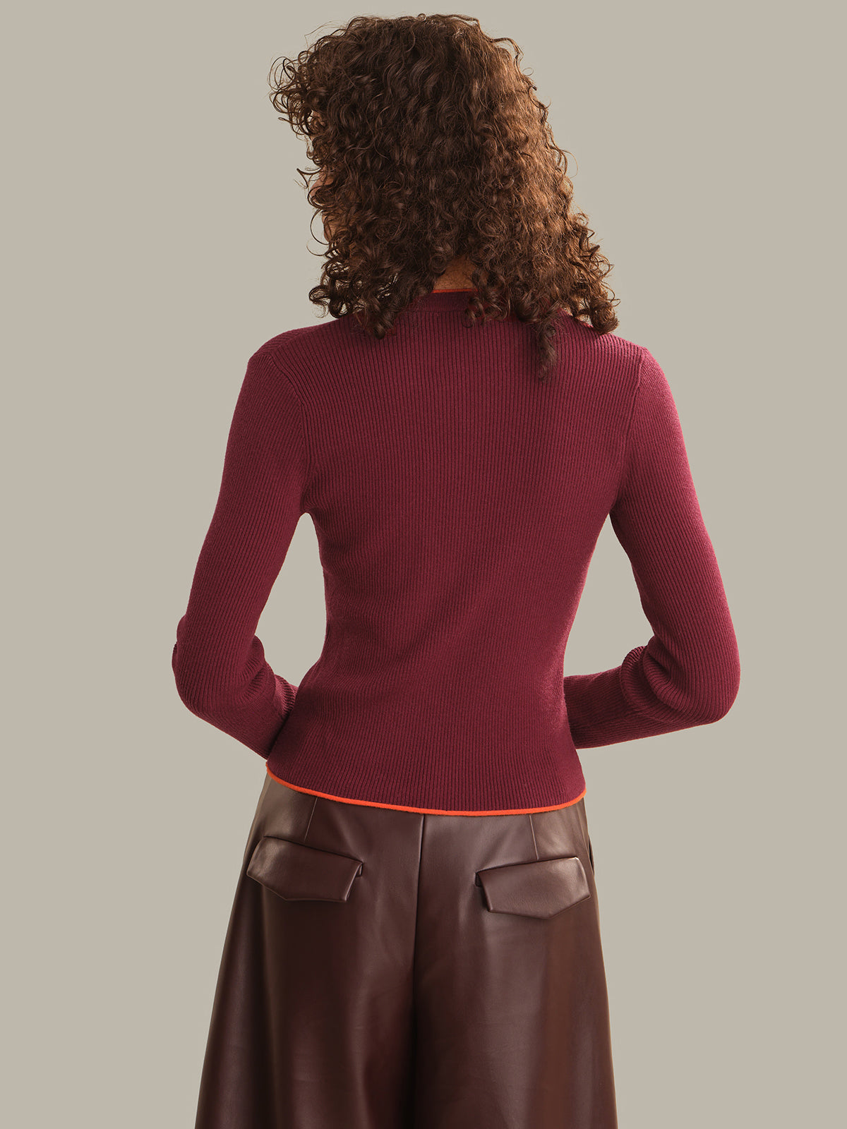 Emmeline Rib Layered Henley