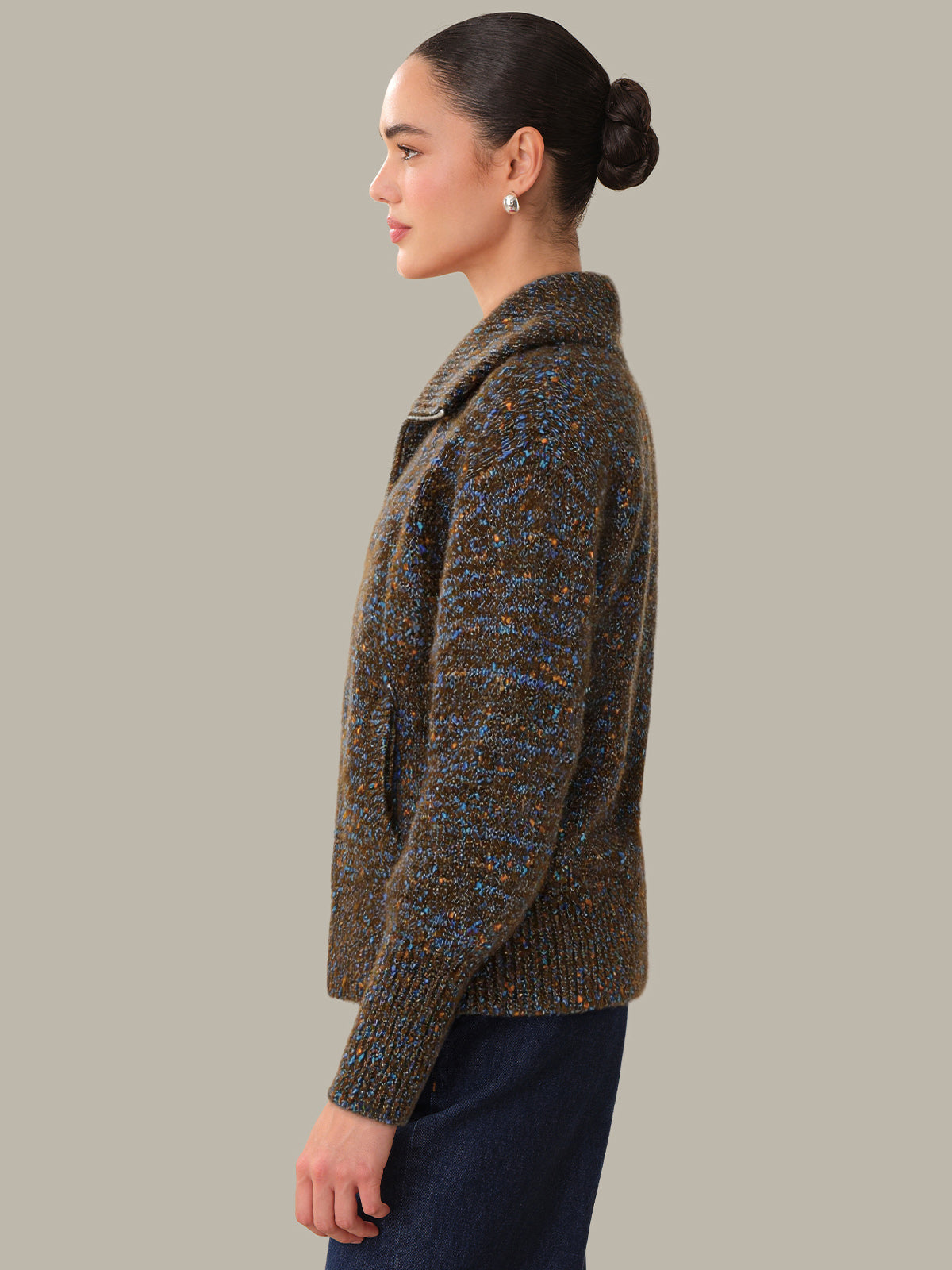 Trina: Space Yarn Sweater Jacket