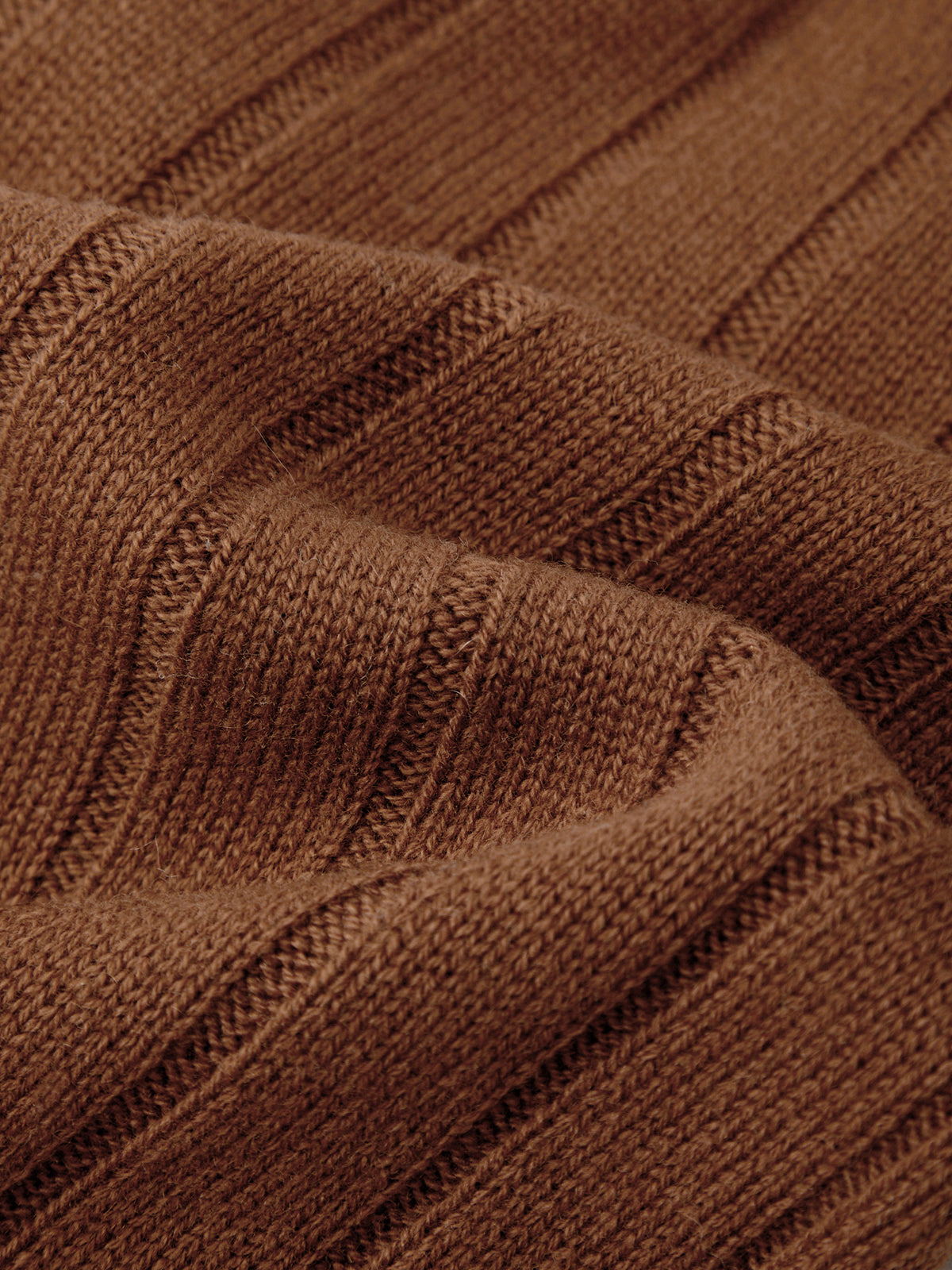 Close-up of brown textured fabric