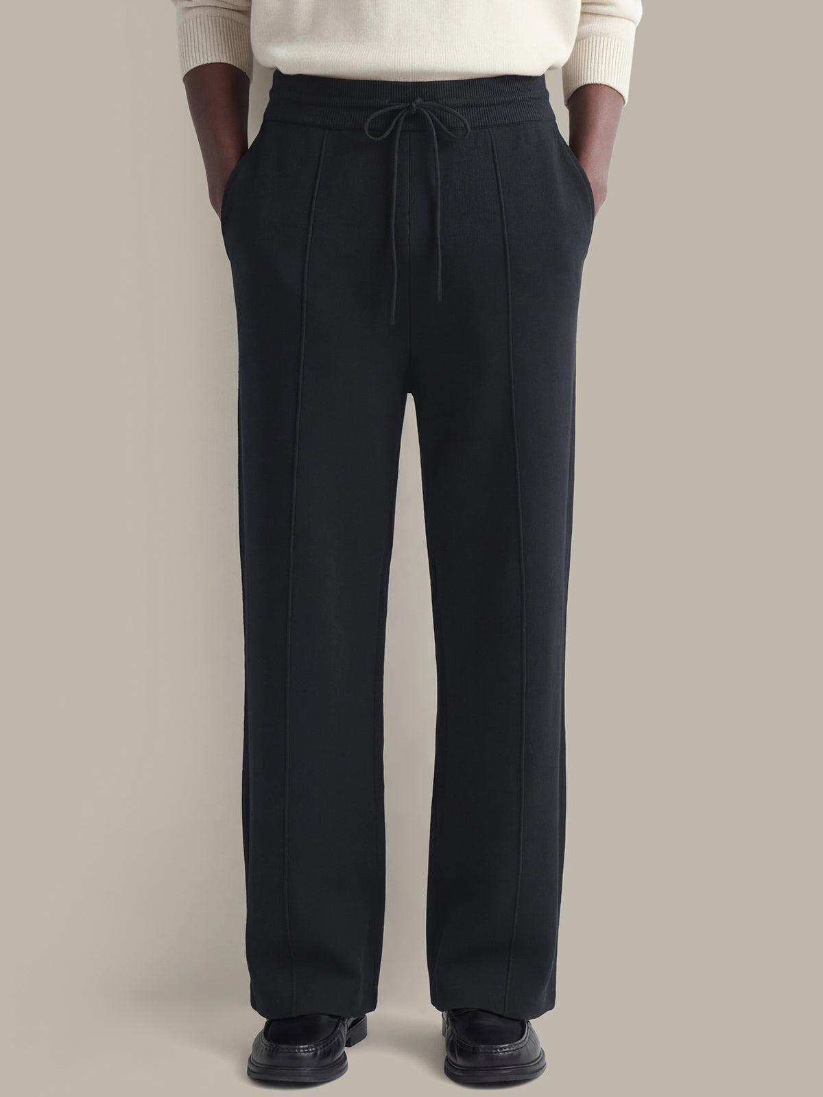 Taren: Pintuck Wide Leg Pants