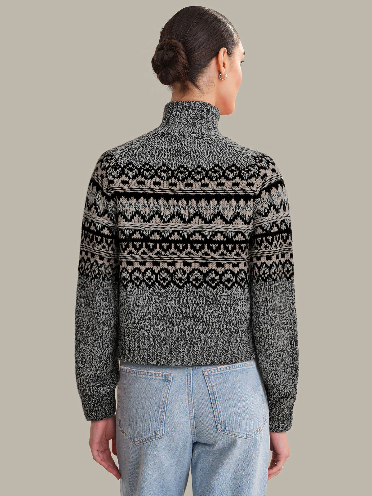 Vail: Fair Isle Mockneck Sweater