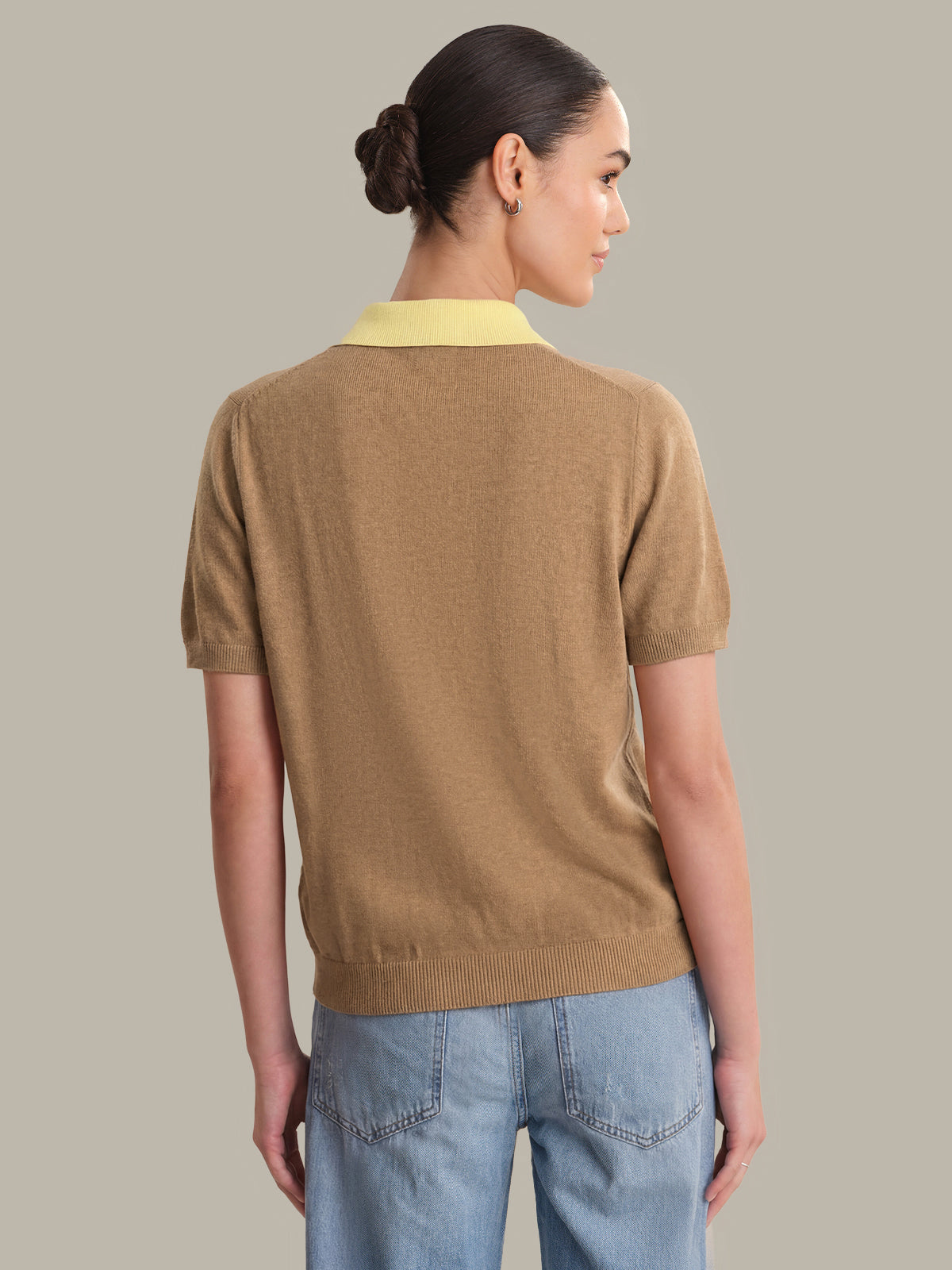 Molly: Cotton Colorblock Polo