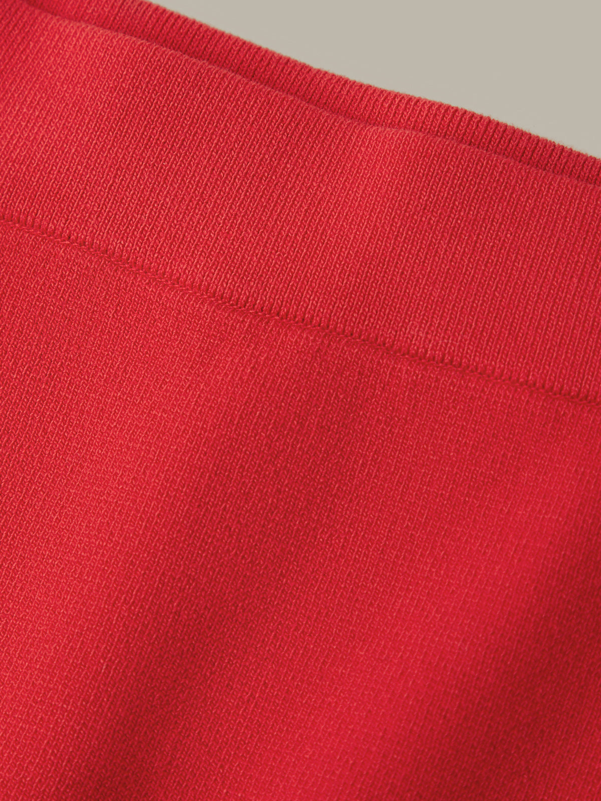 Close-up of a red fabric texture