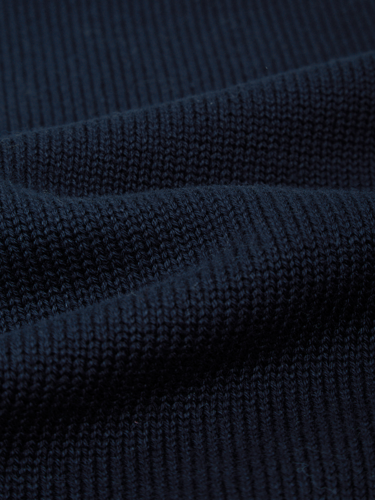 Close-up of dark blue fabric texture