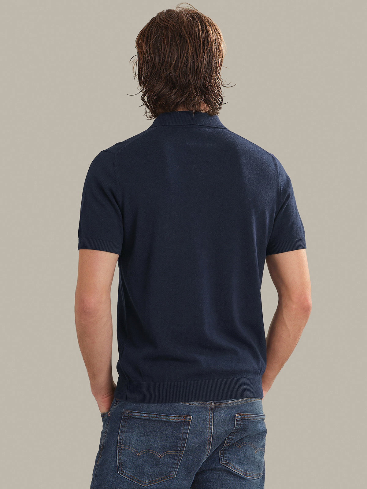 Hale: Men's Cotton-Linen Blend Knit Polo