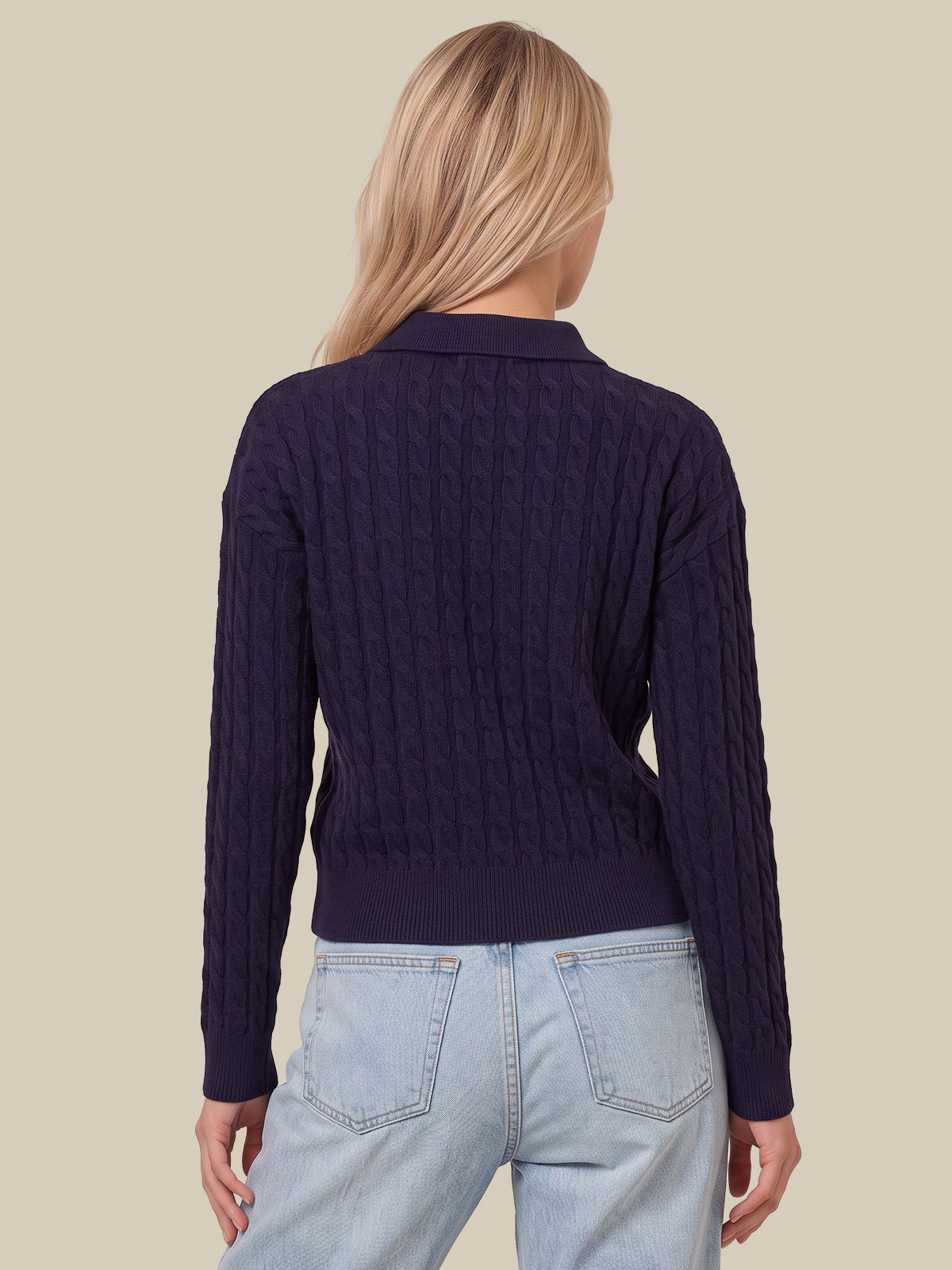 Marykate Cable Stitch Polo