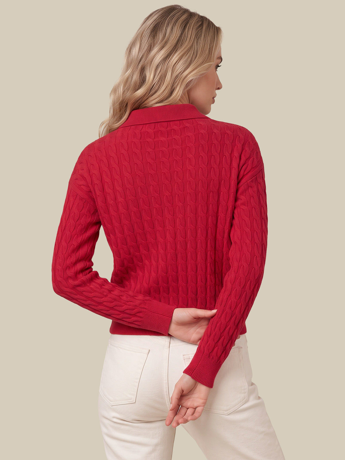 Marykate Cable Stitch Polo