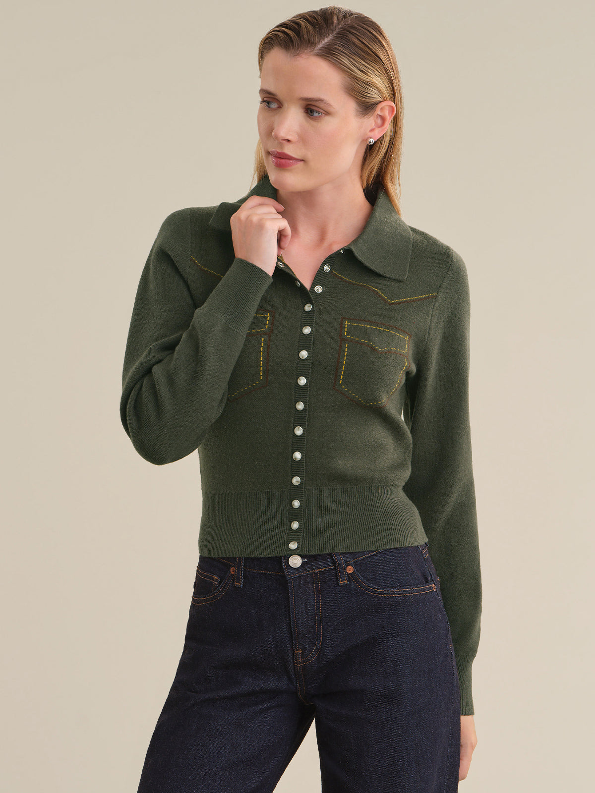 Isadora Trompe L'Oeil Western Shirt