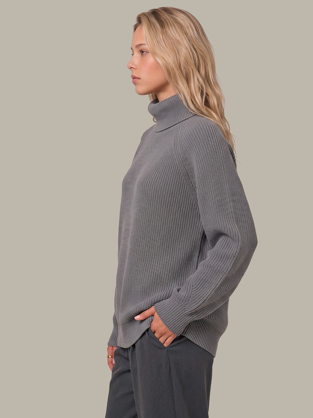 Storm Oversized Shaker Pullover With Pockets