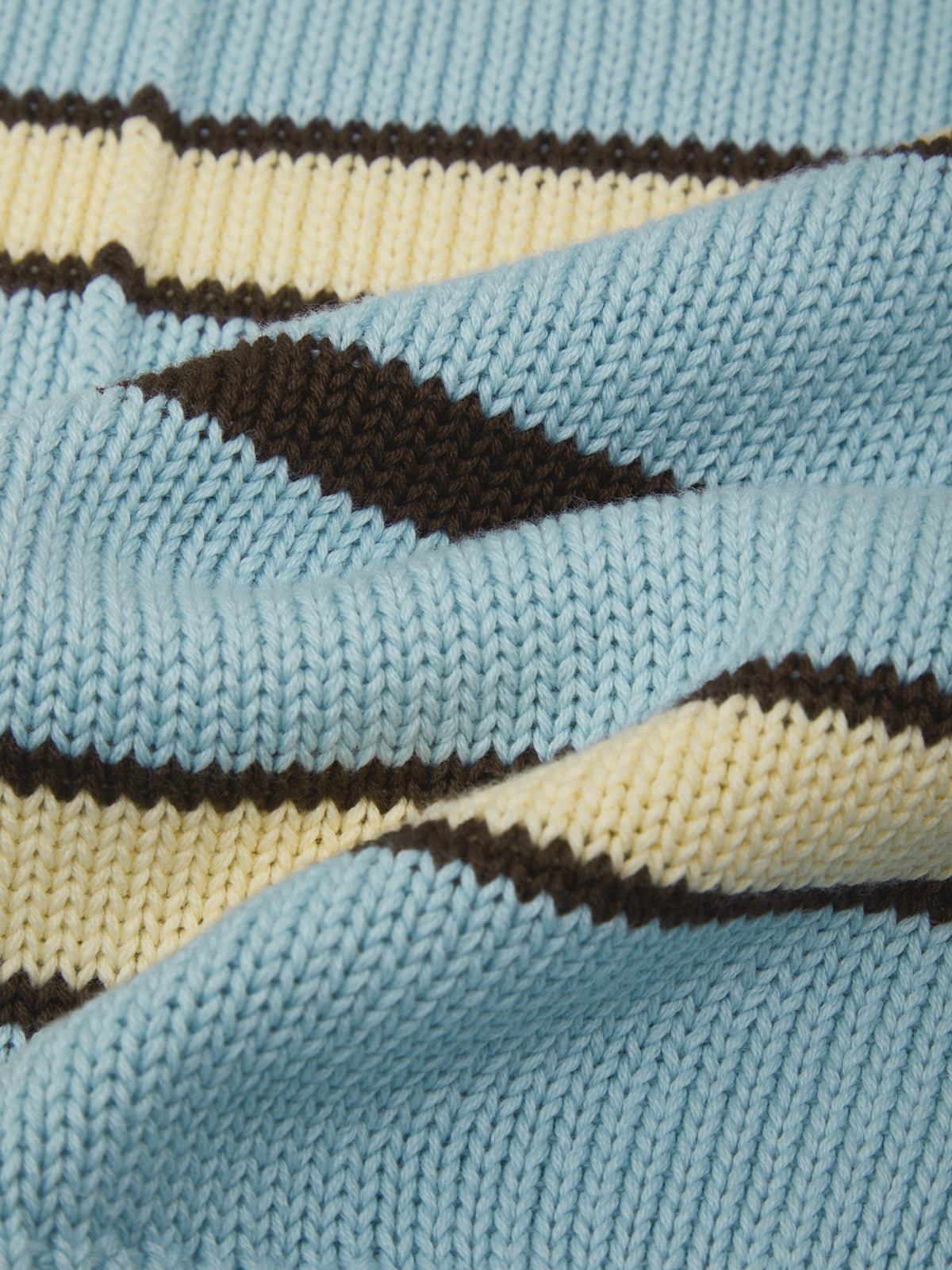 Bree: Stripe Roll Edge Cotton Sweater