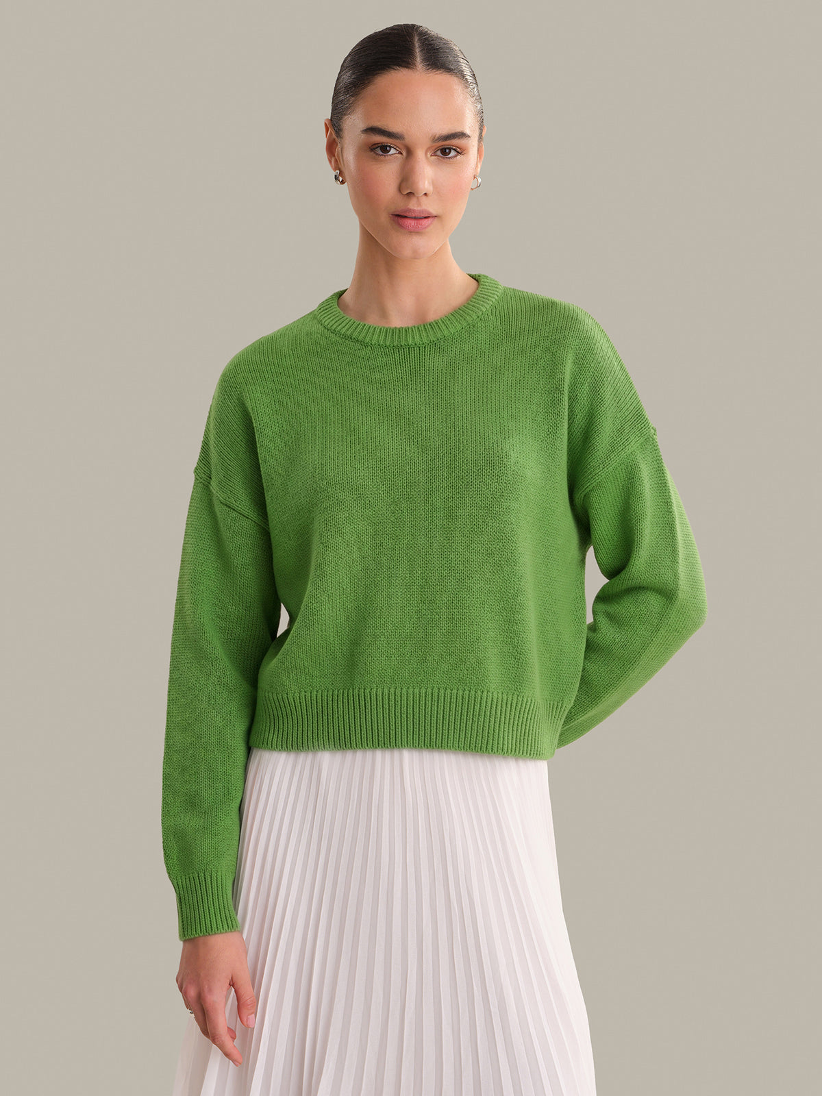 Veda: Classic Cotton Crewneck Sweater