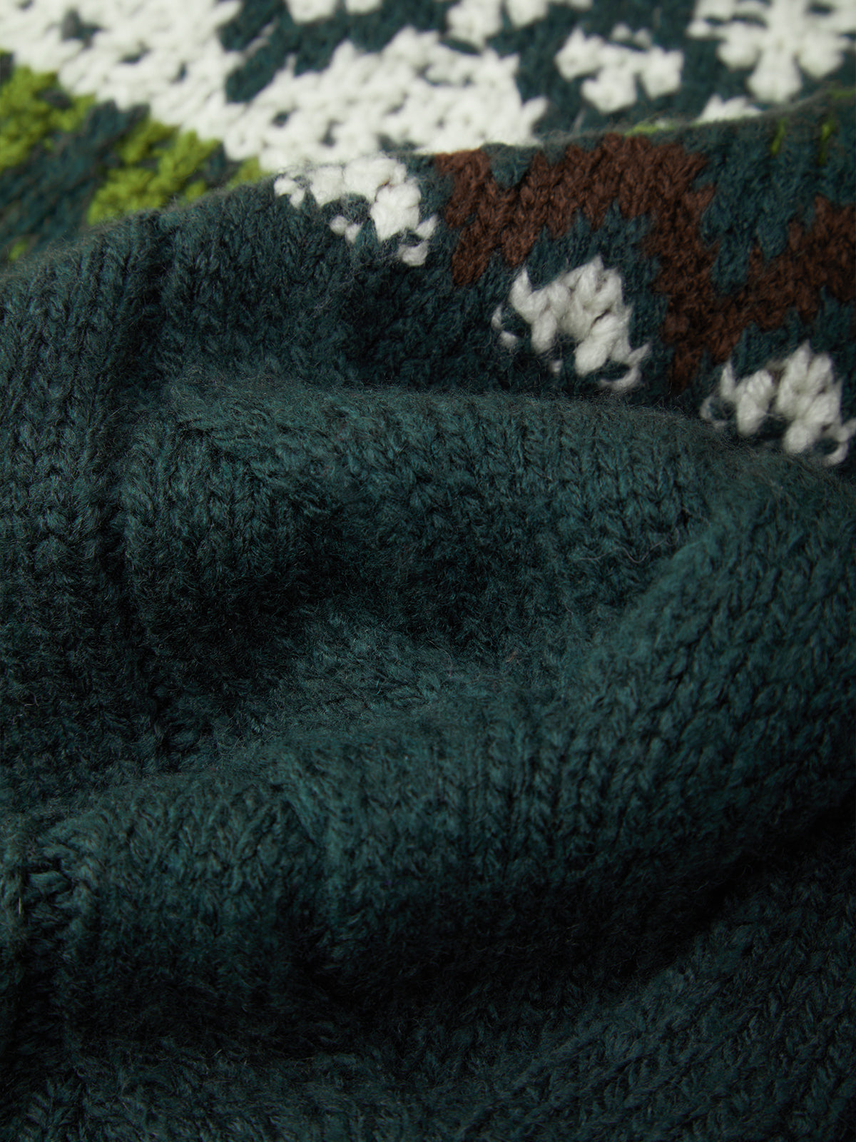 Bryce Quilted Cable Fairisle Bomber
