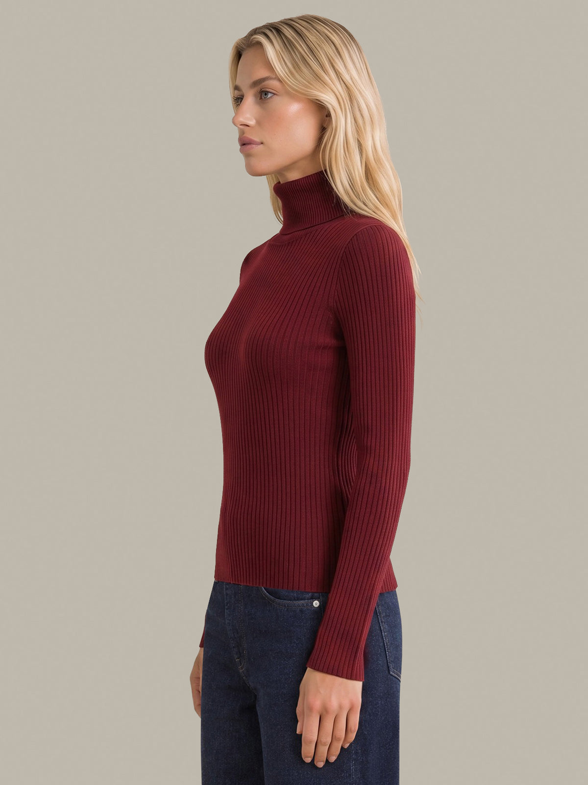 Bianca Rib Turtleneck