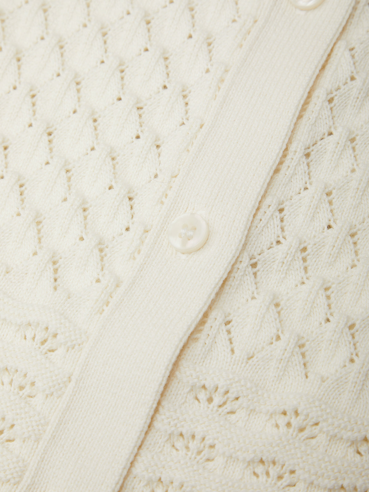 Close-up of a textured white fabric with a subtle pattern