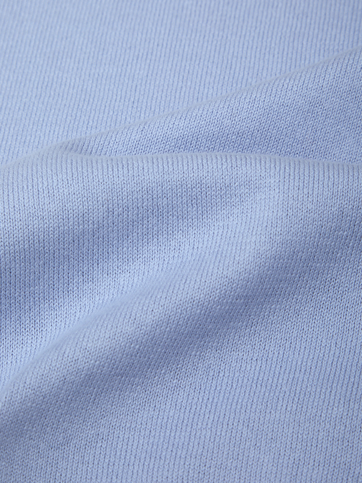 Close-up of light blue fabric texture